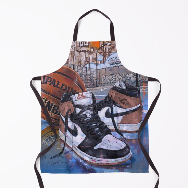 Item preview, Jordan1 rust pink sneaker basketball art designed and sold by GalleryKauffeld.