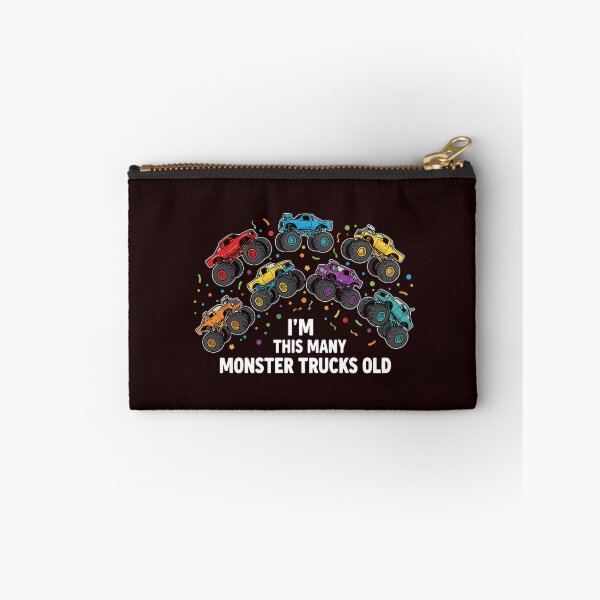 Item preview, I'm This Many Monster Trucks Old Eight Birthday Monster Truck Kids designed and sold by PopStars1993.