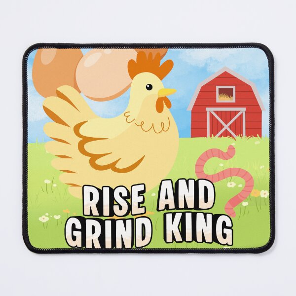Item preview, Rise and Grind King Hen designed and sold by GeoGoose.