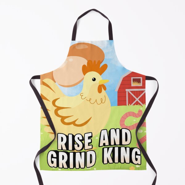 Item preview, Rise and Grind King Hen designed and sold by GeoGoose.