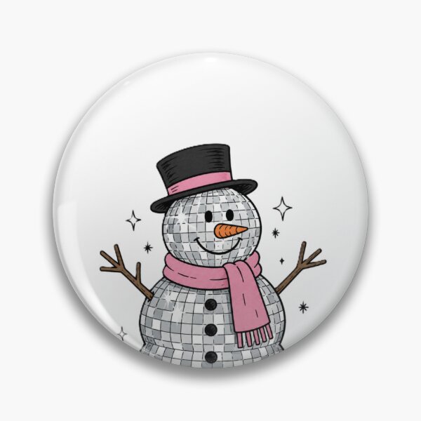 Item preview, Disco ball snowman designed and sold by Roniya George.