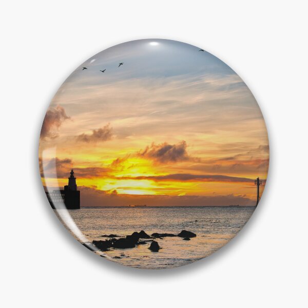 Item preview, November Sunrise at the mouth of the River Blyth in Northumberland designed and sold by Violaman.