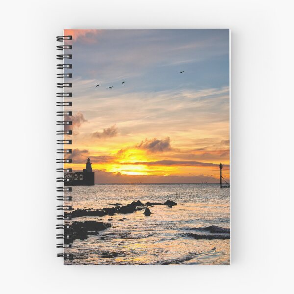 Item preview, November Sunrise at the mouth of the River Blyth in Northumberland designed and sold by Violaman.