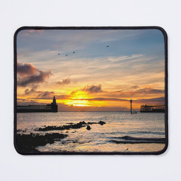 Item preview, November Sunrise at the mouth of the River Blyth in Northumberland designed and sold by Violaman.