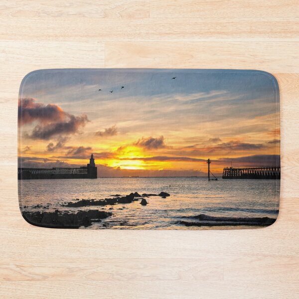 Item preview, November Sunrise at the mouth of the River Blyth in Northumberland designed and sold by Violaman.