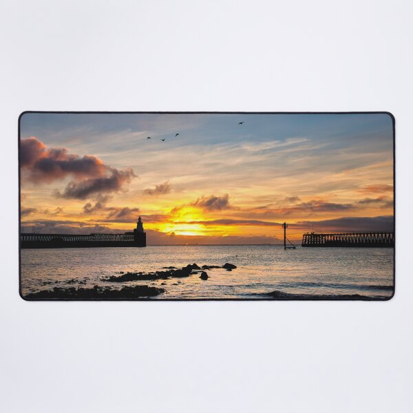 Item preview, November Sunrise at the mouth of the River Blyth in Northumberland designed and sold by Violaman.