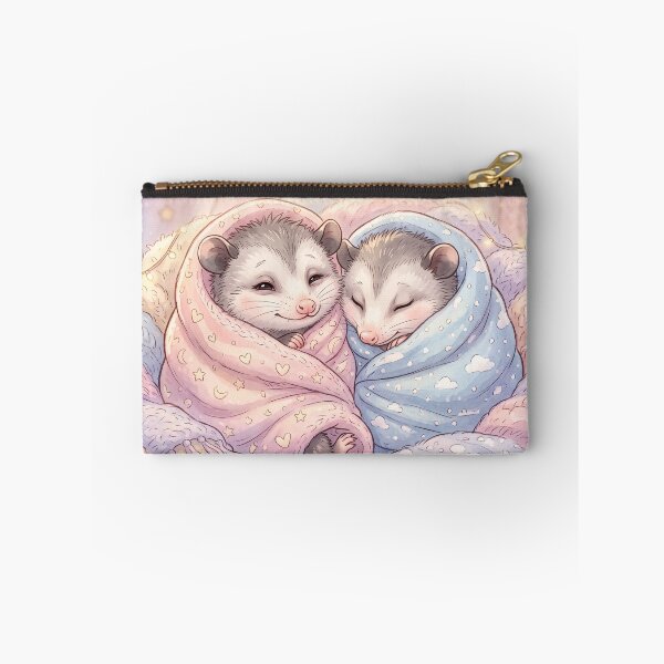 Item preview, Cute Possums Under Blankets | Whimsical Kawaii Illustration designed and sold by SomniaXMachina.