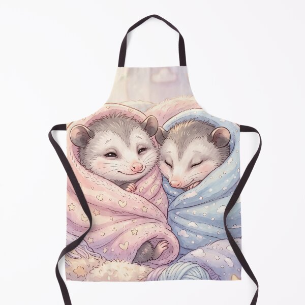 Item preview, Cute Possums Under Blankets | Whimsical Kawaii Illustration designed and sold by Moonlily Tavern.