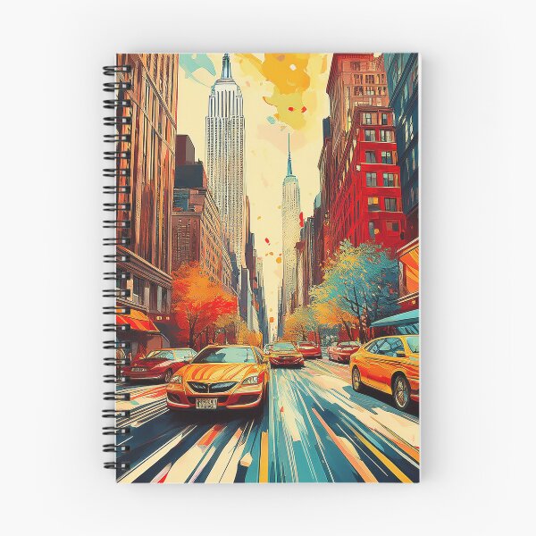 Item preview, New York City Rush - Vibrant Manhattan Street Art designed and sold by Outlet Raloel.