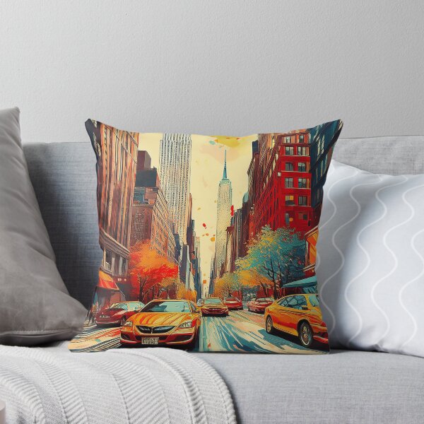 Item preview, New York City Rush - Vibrant Manhattan Street Art designed and sold by Outlet Raloel.