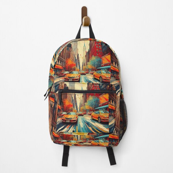 Item preview, New York City Rush - Vibrant Manhattan Street Art designed and sold by Outlet Raloel.
