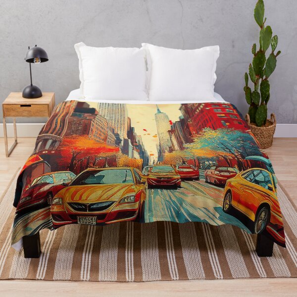Item preview, New York City Rush - Vibrant Manhattan Street Art designed and sold by Outlet Raloel.