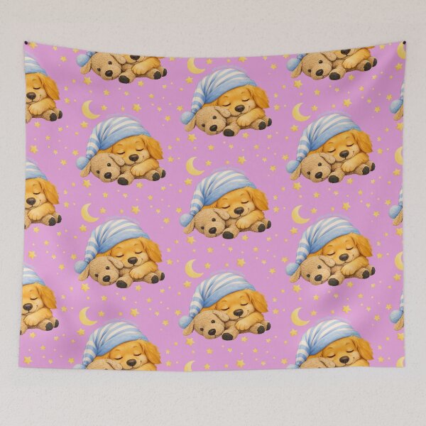 Item preview, Tobi and Rammelo sleep (without a floor, with stars) designed and sold by plueschpo.