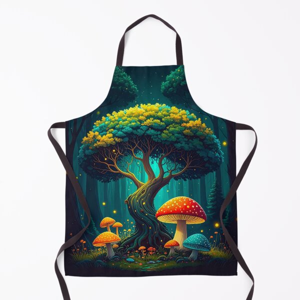 Item preview, Golden Canopy Tree of Life with Glowing Mushrooms designed and sold by dougkeder.