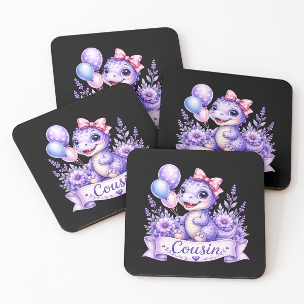Item preview, Cute Purple Dinosaur Cousin Shirt | Watercolor Kawaii Family Matching Gift | Lavender Dino Art Classic T-Shirt  designed and sold by podlook.