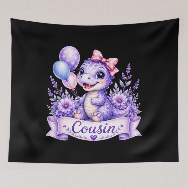 Item preview, Cute Purple Dinosaur Cousin Shirt | Watercolor Kawaii Family Matching Gift | Lavender Dino Art Classic T-Shirt  designed and sold by podlook.