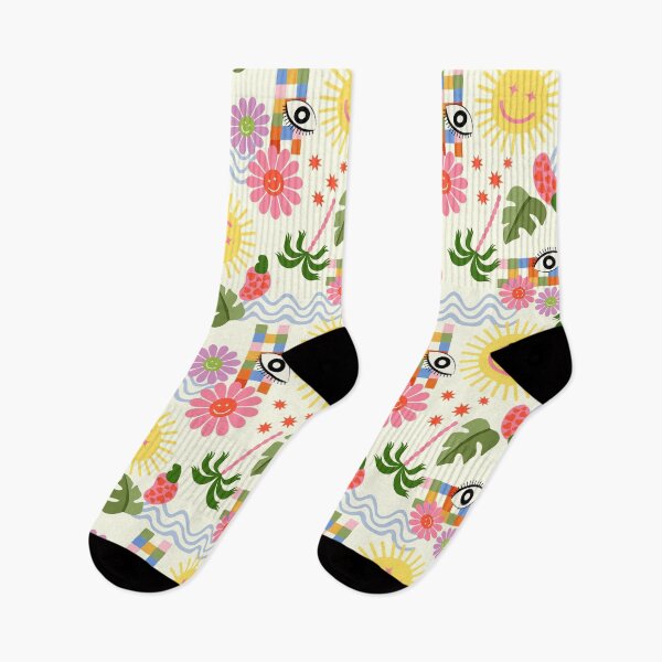 Item preview, Happy Tropics – Retro Folk Pattern designed and sold by malungoart.