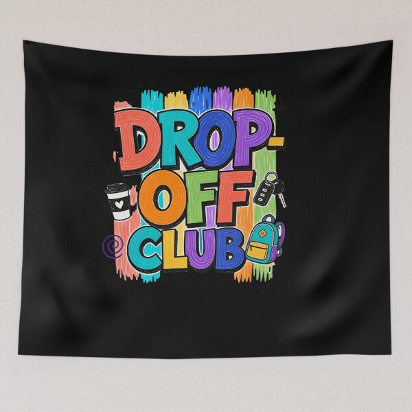 Item preview, First Day Of School Mom Drop Off Club Funny Parent Gift designed and sold by LASTIQUE-dd.