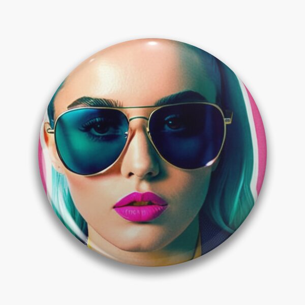 Item preview, Art - Pop Art Portrait, Synthwave and Cyberpunk Aesthetic designed and sold by Beat-It.