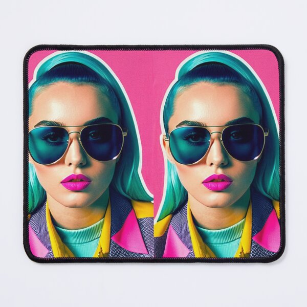 Item preview, Art - Pop Art Portrait, Synthwave and Cyberpunk Aesthetic designed and sold by Beat-It.
