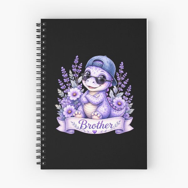 Item preview, Cute Purple Dinosaur Brother Shirt | Watercolor Family Dinosaur | Kawaii Lavender Dino Gift Classic T-Shirt  designed and sold by podlook.