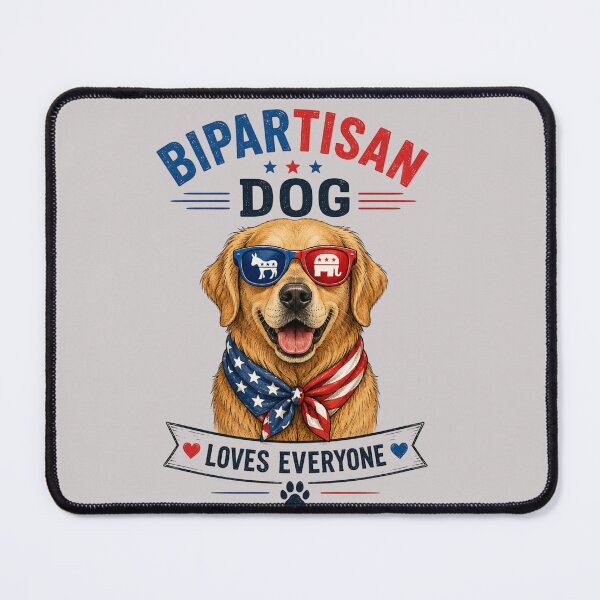 Item preview, Bipartisan Dog. Loves Everyone designed and sold by WesWay.