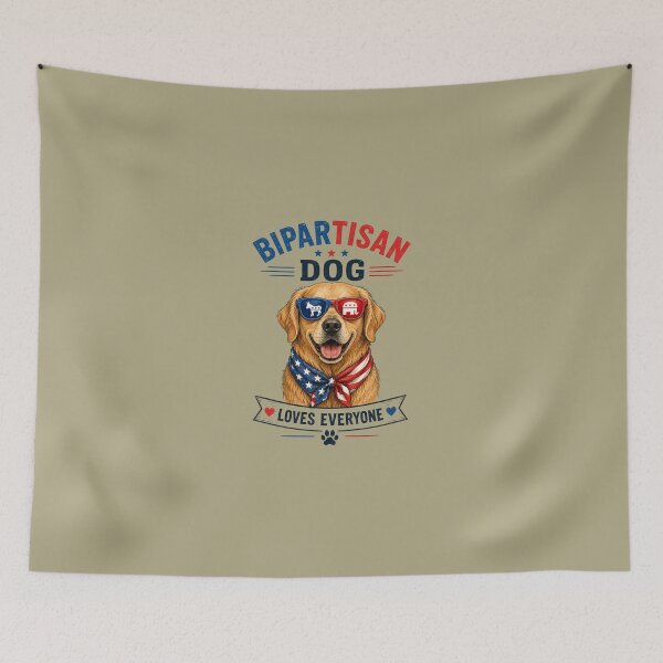 Item preview, Bipartisan Dog. Loves Everyone designed and sold by WesWay.