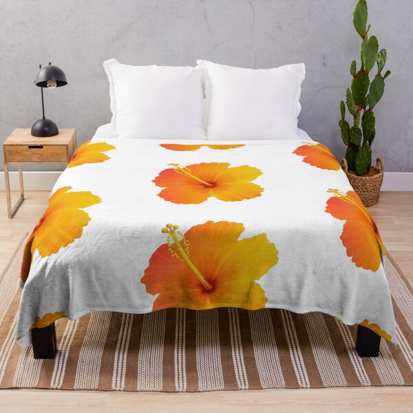 Item preview, Vibrant Orange and Yellow Hibiscus Flower designed and sold by TreasurNTemplat.