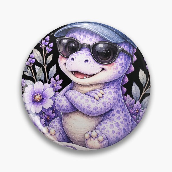 Item preview, Papa Dinosaur Shirt, Purple Family Dinosaur Gift, Cute Watercolor Dino Art Classic T-Shirt  designed and sold by podlook.