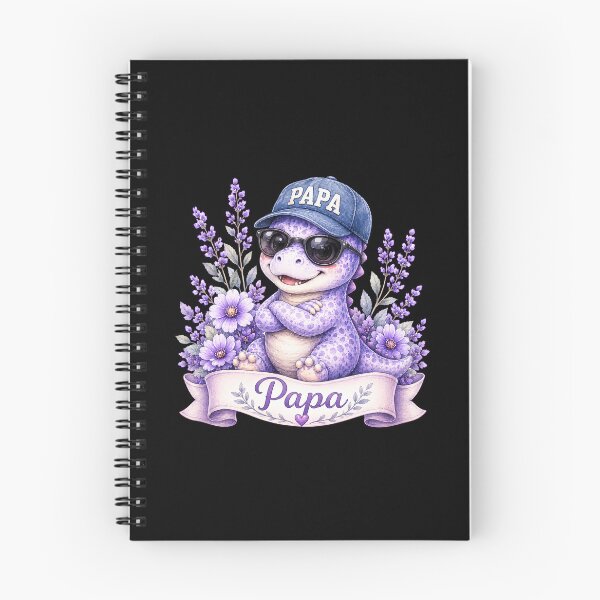 Item preview, Papa Dinosaur Shirt, Purple Family Dinosaur Gift, Cute Watercolor Dino Art Classic T-Shirt  designed and sold by podlook.