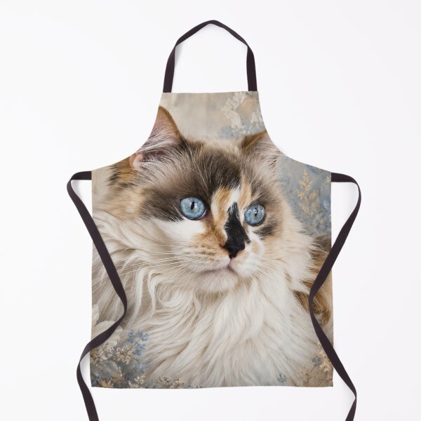 Item preview, Blue-Eyed Floral Cat | Dreamy Fine Art Feline Portrait designed and sold by Kimberly Palmer.