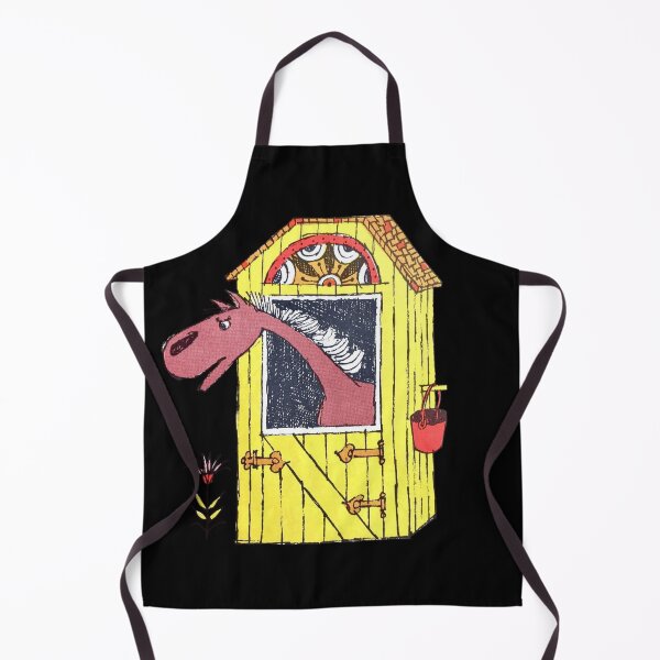 Item preview, Funny Horse in Barn Cartoon designed and sold by stewartrickm.