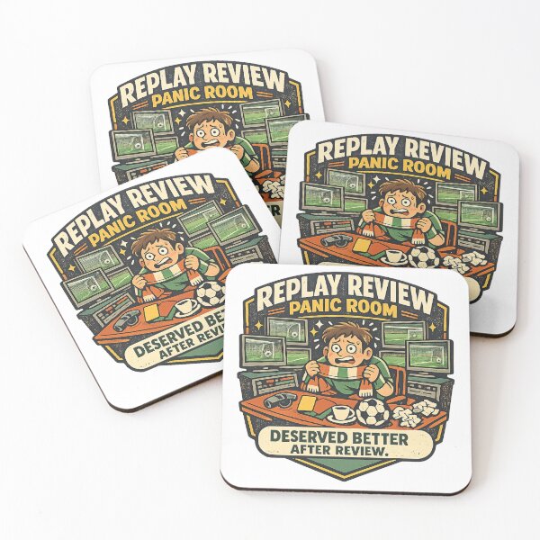 Item preview, Replay Review Panic Room – Funny Football Fan Drama designed and sold by Concrete Coffee Studio.