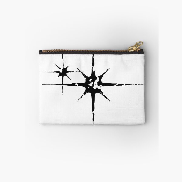 Item preview, Y2K Cyber Sigilism Twin Stars - Distorted Grunge Nord Star designed and sold by Kromatik.
