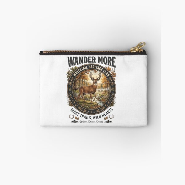 Item preview, Wander More - Whitetail Heritage Club Vintage Deer Badge designed and sold by Roy & Tiffany.