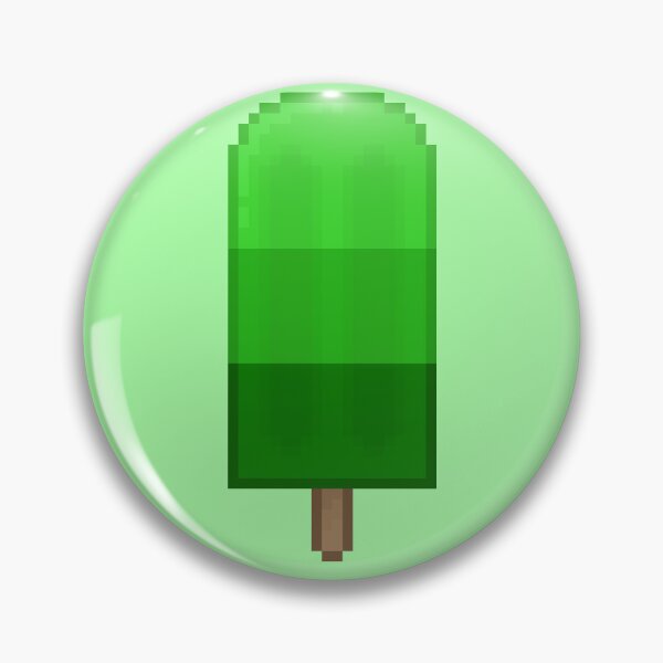 Item preview, Pixelart Green Icepop designed and sold by Lilac-Cat.