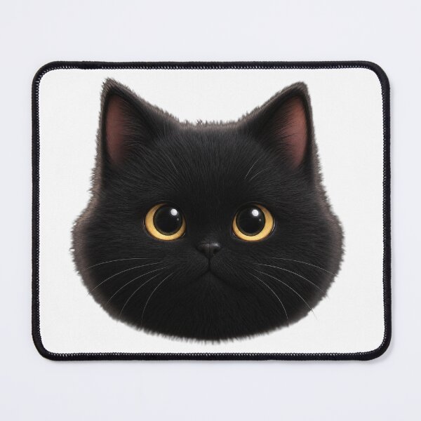 Item preview, A black cute cat designed and sold by ManggaeJM.