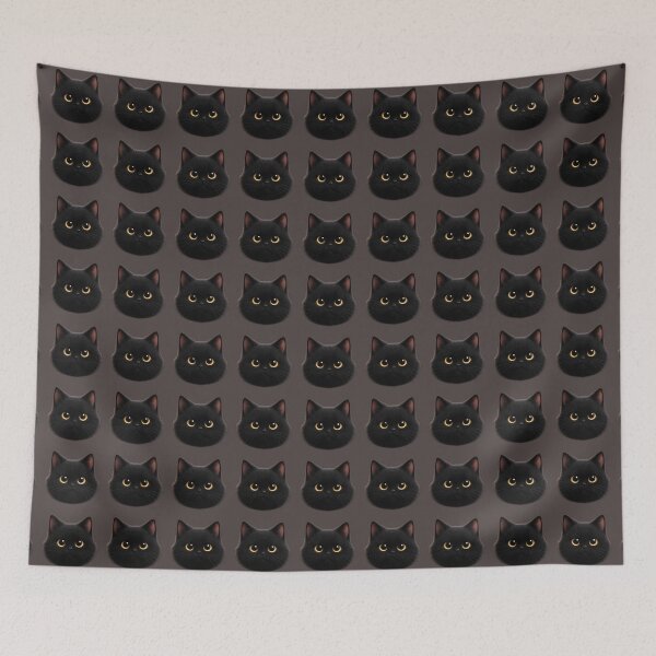 Item preview, A black cute cat designed and sold by ManggaeJM.
