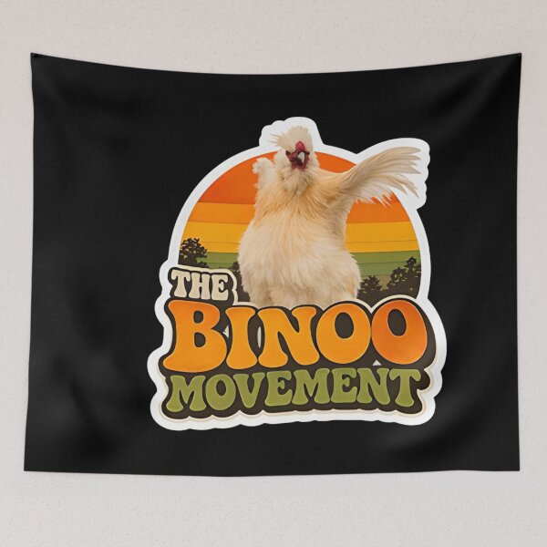 Item preview, The Binoo Movement Funny Meme Retro Chicken Design designed and sold by LASTIQUE-dd.