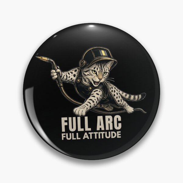 Item preview, Egyptian Mau - Full ARC Full Attitude Welder Cat Vintage designed and sold by RusticMeadow.