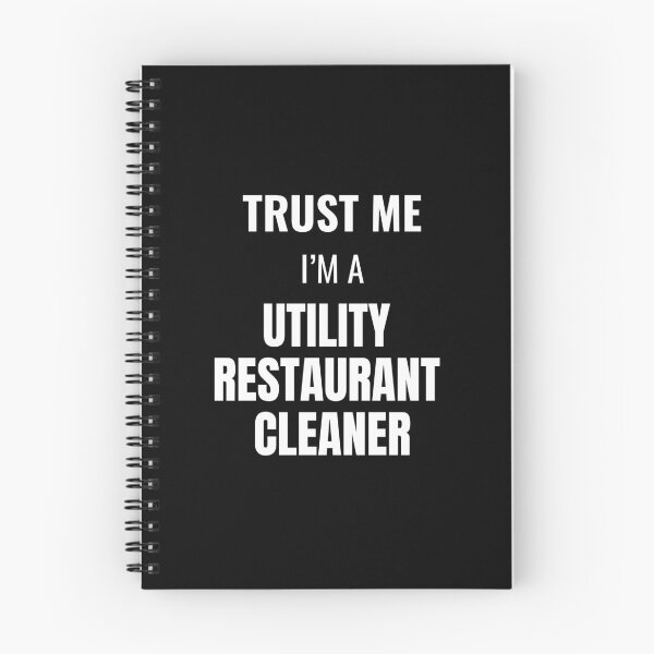 Artikelvorschau, Trust Me I'm a Utility Restaurant Cleaner (White) entworfen und verkauft von ShipCrewNation.