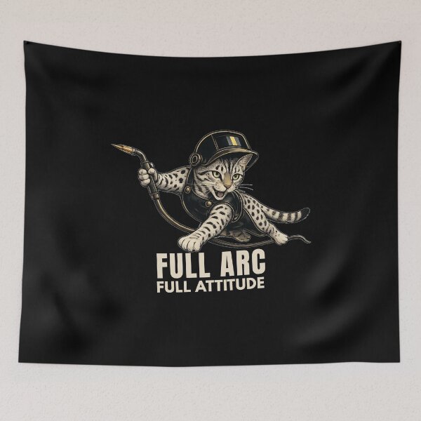 Item preview, Egyptian Mau - Full ARC Full Attitude Welder Cat Vintage designed and sold by RusticMeadow.