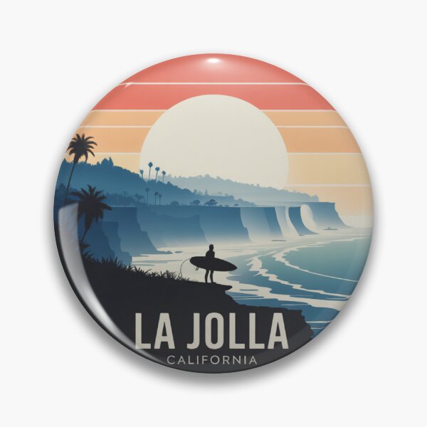 Item preview, La Jolla California: Surf Circle designed and sold by CircinusStore.