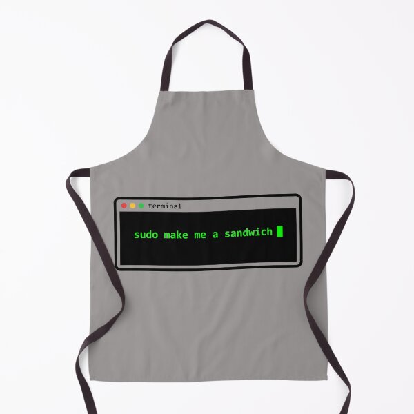 Item preview, Sudo Make Me a Sandwich Terminal Programmer Joke designed and sold by KurtByteStudio.