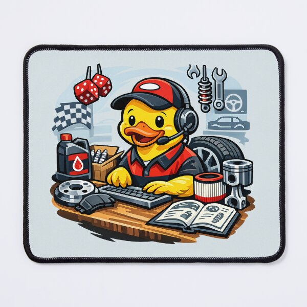Item preview, Auto Parts Duck designed and sold by BROHLine Studio.