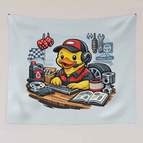Item preview, Auto Parts Duck designed and sold by BROHLine Studio.