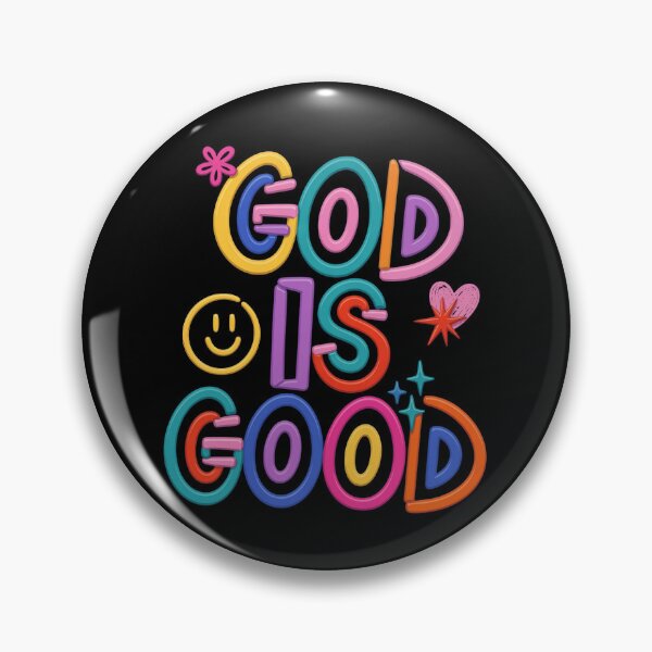 Item preview, Aesthetic God Is Good Colorful Groovy Retro Bubble Letters designed and sold by haitrieuic96.