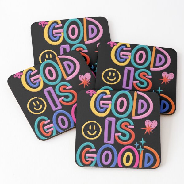 Item preview, Aesthetic God Is Good Colorful Groovy Retro Bubble Letters designed and sold by haitrieuic96.