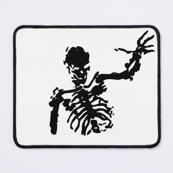 Item preview, Y2K Distorted Skeleton Outline - Grunge Cyberpunk Streetwear designed and sold by Kromatik.