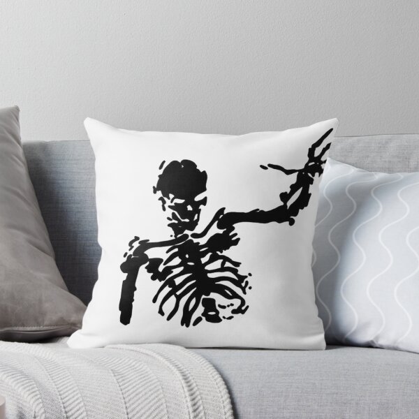 Item preview, Y2K Distorted Skeleton Outline - Grunge Cyberpunk Streetwear designed and sold by Kromatik.